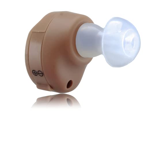 Enlinea ENL-80 In the Ear Hearing Aid For Senior | Mini Invisible Hearing Amplifier (Dual Ear)