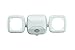 Mr. Beams MB3000 High Performance Wireless Battery Powered Motion Sensing LED Dual Head Security Spotlight, 500 Lumens, White, 1-Pack