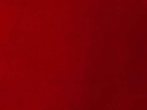 Quality Red 100% Cotton Velvet Velour Fabric for Upholstery/Drapery/Crafts/Costumes Heavy