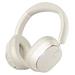 MMWOWARTS Hybrid Active Noise Cancelling Bluetooth Headphones,Bluetooth 6.0 Over Ear Wireless Headphones with 60H Playtime, Hi-Res Audio, Deep Bass, Memory Foam Ear Cups for Home Office Travel White