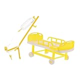 Apto para niños: el juego de hospital está hecho de materiales plásticos resistentes y seguros para un juego más seguro, niña pequeña, médico