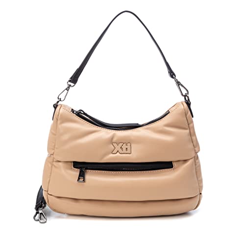 XTI 184070, Bolso de Hombro para Mujer, Beige, One...