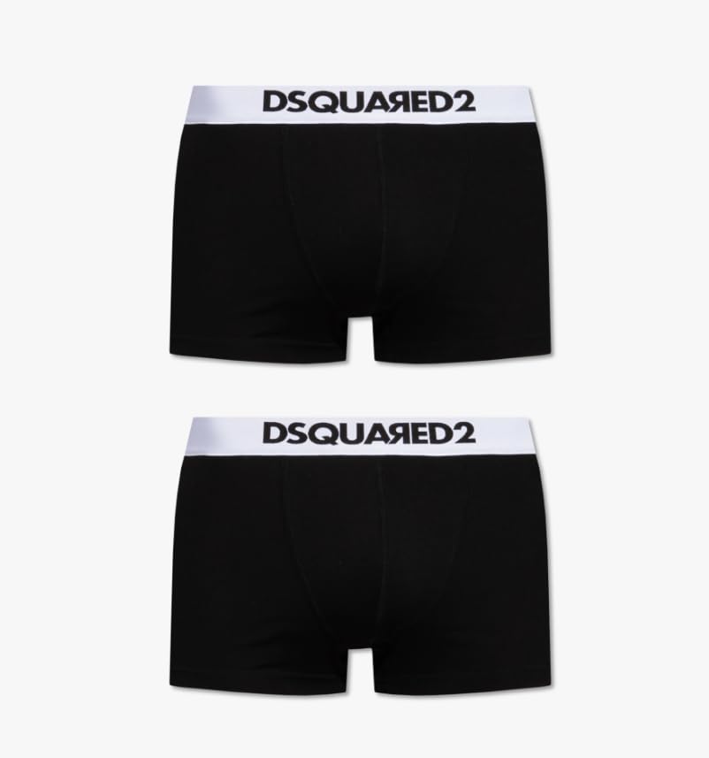 DSQUARED2 Bipack Boxer D9XC65190 Negros, Negro , S