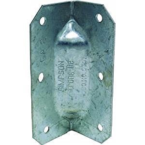 Gusset Angle Connector, 18-Ga. Steel, 3.25 x 1.25-In.