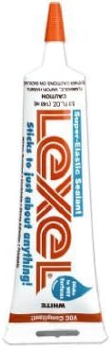 Lexel White Weatherproofing Caulk 3.5 oz.