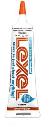 Lexel White Weatherproofing Caulk 3.5 oz. miniatura 1