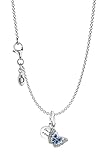 pandora schmetterling kettenanhänger Stil: Kette mit Anhänger Pandora Damen-Halskette 925 Silber Blauer Schmetterling 41757