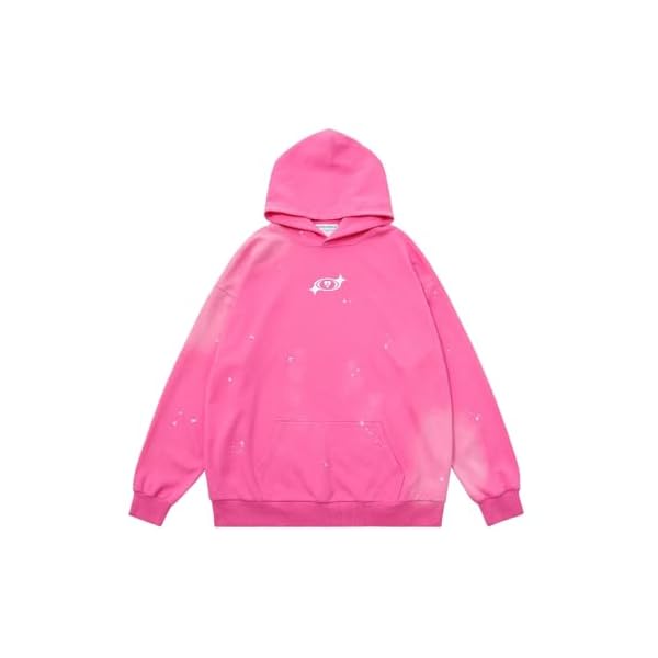 Aelfric Eden Hoodies Splash-ink Washed Hoodie Casual Oversized Hooded Pullover Sweatshirts Trendy Outfits
