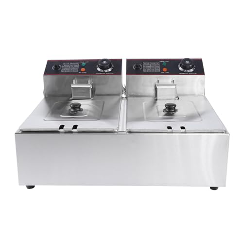 Friteuse double reservoir en acier inoxydable de haute qualité - 7