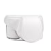 MegaGear Ever Ready Protective Leather Camera Case, Bag for Samsung NX500 with 16-50 mm Compact System Camera (White)