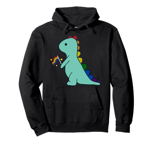 LGBTQ Allysaurus Dinosaurier Regenbogen Flagge Ally Gay Pride Monat Pullover Hoodie
