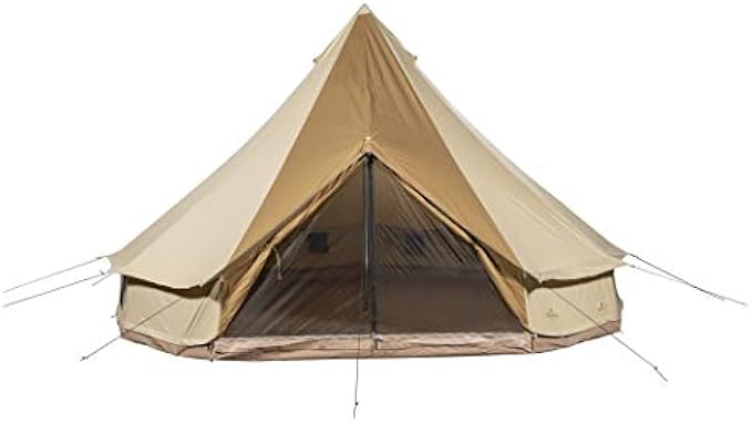 TETON Sports Sierra Canvas Tent; Waterproof Bell Tent for Family Camping in All Seasons