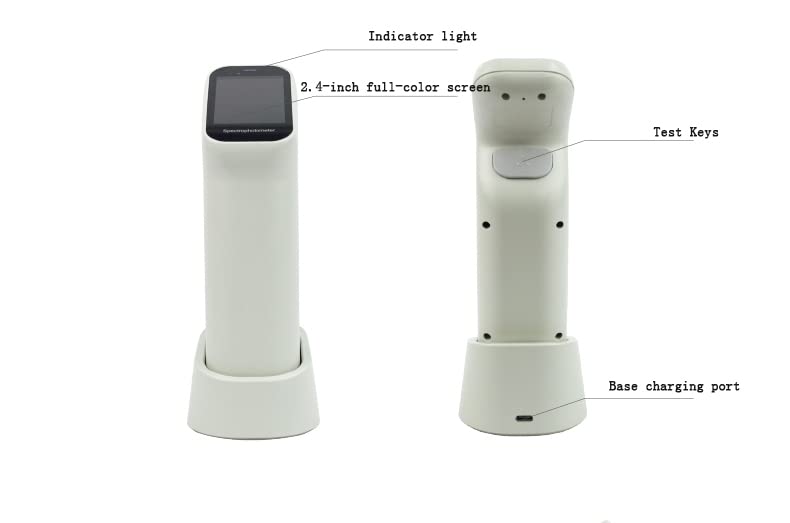 Labeled diagram of CNYST Colorimeter components