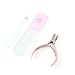 Malva Belle Ingrown Toenail Clippers - Nail Nipper with Full Length Jaw with Double Spring - Premium Heavy Duty Toenail Clippers for Thick Toenails with Comfort Grip Handles - Nail Cutter Tool - Pink