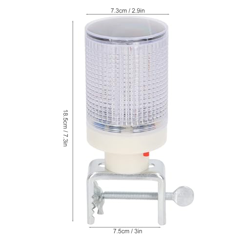 Luz de advertência estroboscópica solar BORDSTRACT, lâmpada LED solar vermelha azul de 1500mah funci