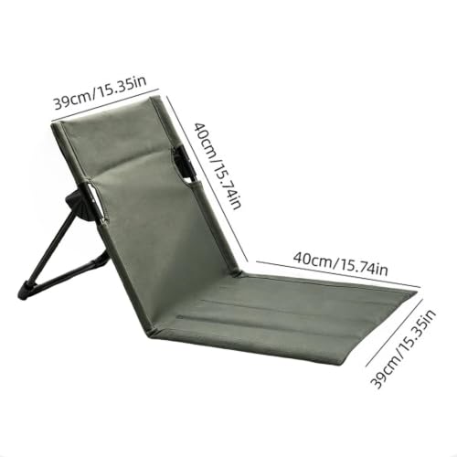 Siège Sol Léger pour Camping Évitant le Mal de Dos - 7