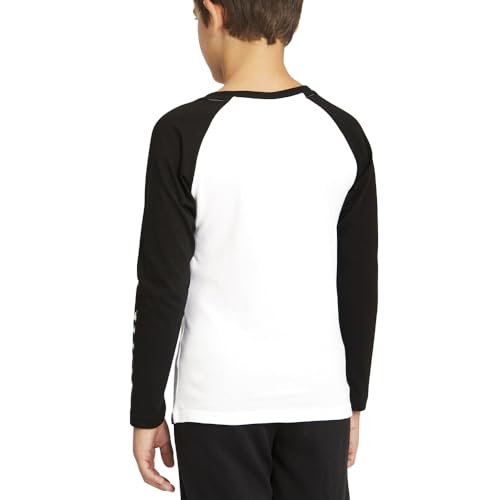 PUMA Toddler Boys Crew Neck Long Sleeve X Peanuts Casual Tops Casual - Black2