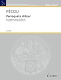 Perroquets d'Azur: for Soprano (or Alto) Saxophone solo. saxophone.