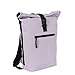 Produktbild New Rebels Unisex Wasserabweisender Rolltop-Rucksack  21l Rolltop-Backpack mit 15,6-Zoll-Laptopfach  Reiserucksack mit Klickverschluss  Rucksack mit Vordertasche  flexible Aufbewahrung - Lila