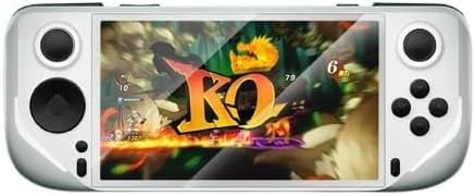 E6 Handheld Game Console Portable Video Game 5-Inch IPS Screen With 10+ Emulators And 10000+Retro Games (256Gb), White