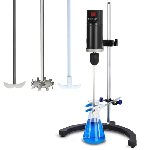 Electric Overhead Stirrer 40L LCD Lab Mixer with Accessories