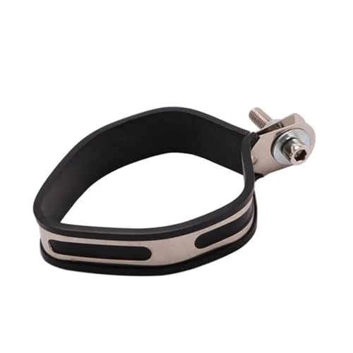 Abrazadera de escape universal para motocicleta soluciona tubos sueltos y ruidos en el soporte