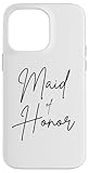 Maid of Honor Script Simple Case for iPhone 14 Pro Max