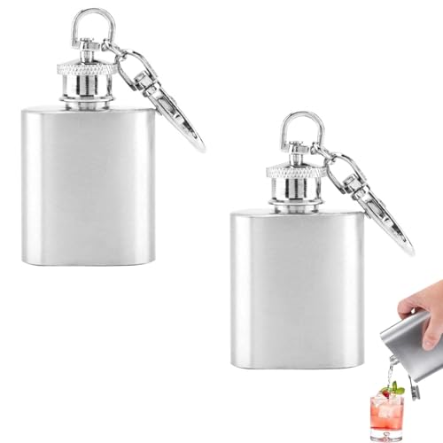 1oz Mini Bottiglia di Vino Tascabile, 2 Pezzi Fiaschetta di