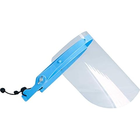 Schutzvisier klappbar Gesichtsschutz Face Shield Schutzschild Visier Augenschutz Schutzmaske Gesichtsschutzschild 1 Rahmen mit 10 Ersatzvisieren Cover