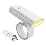 Handgelenk-Taschenlampen – tragbare Wander-Taschenlampe, wiederaufladbares Lichtarmband mit 3 Farben dimmbaren Modi, verstellbare tragbare Lichter für Nachtangeln, Camping, Radfahren, Laufen und Lesen