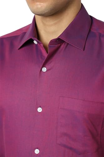 Image of Van Heusen Men's Formal Shirt (8907522456020 VHSF1M76876 42 Dark Pink)