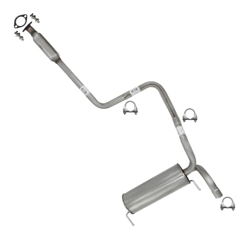 Exhaust Resonator Muffler Kit Compatible for 2011-2015