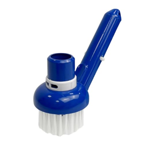 Poolzilla Corner Vacuum Brush with Adjustable Ring, Safe for Concrete and Vinyl, Connects to...
