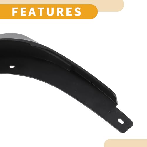 Image of Mud Flap Splash Guard - Car Front & Rear Side Mud Guards - for Skoda Super B 2016-2021 Plastic Black with Mount Accessories - 1 Set, 29x24x12.5cm