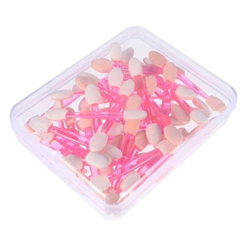 FRCOLOR Eye Shadow Stick Makeup 50pcs Dual-headed Eyeshadow Brush Set Perfect for Makeup Experimenting