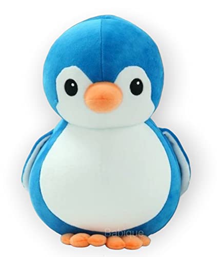 Babique Penguin Teddy Bear Plush Soft Toy Cute Kids Birthday Animal Baby Boys/Girls 28 cm, Blue
