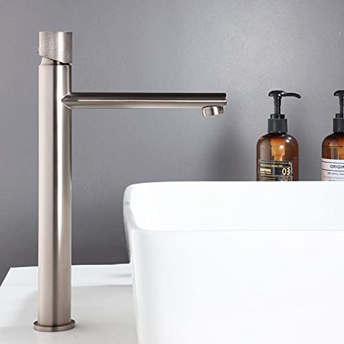 Mitigeur robinet de salle de bain noir en laiton avec contrôle précis chaud et froid