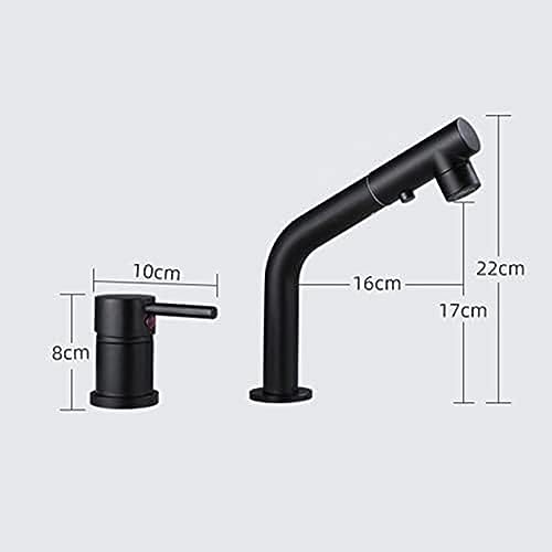 Mitigeur de lavabo avec douchette pour laver les cheveux facilement à la vasque - 4