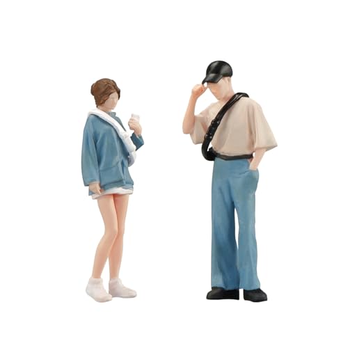 SOCANGJIA 1/64 Scale Resin Diorama Couple Figurines