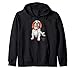 Cavalier King Charles Spaniel - Camiseta para perro y mamá, papá Sudadera con Capucha