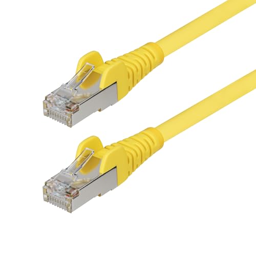 StarTech 6in Cat6a Snagless Ethernet Cable, S/FTP, 100W PoE++, LSZH, Pink