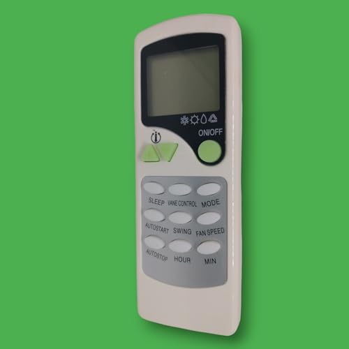 Image of Sanavya AC Remote Control - Compatible Replacement for Split & Window Air Conditioners - Replicates Genuine Remote Functions (Carrier Ac Remote 7A)