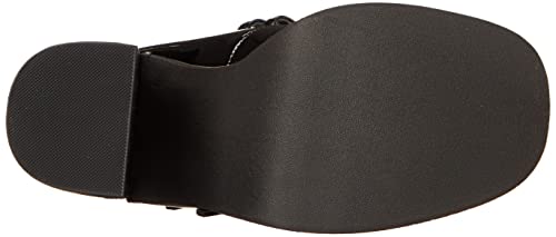 Steve Madden Twice Mary Jane Pump Black Patent 8.5 M #TOP3