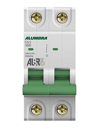 Disjuntor Bipolar Curva C, Alumbra, ALBR 3 39340, Branco