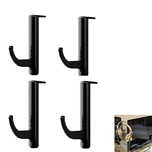 Kopfhörer Headset Halter Monitor,Kopfhörer Headset Halter Monitor,Kopfhörer Ständer Halterung,Kopfhörer Haken,Headset Halterung Monitor,Tisch Gaming Headset Stand Halter Haken Kopfhörerhalter,Schwarz Cover