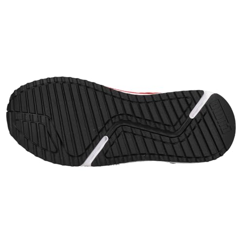 PUMA PUMA Pacer Future Sneaker, Black-High Risk Red White, 4.5 US Unisex Big Kid