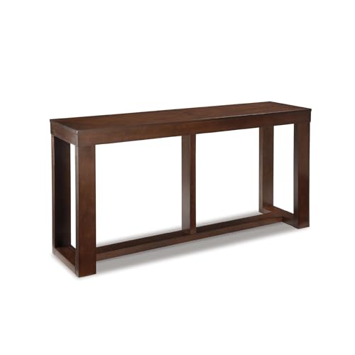 Signature Design by Ashley Watson Mid-Century Rectangular Sofa Table, Dark