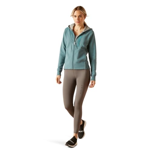 Sweat à Capuche zippé Ariat Lac des Glaciers XS pour Femme