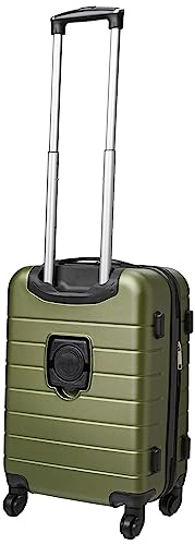 Wrangler-Smart-Luggage-Set-with-Cup-Holder-and-USB-Port-Olive-Green-20-Inch-Carry-On