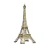 Statue d'architecture modèle en métal de la tour Eiffel, pour les cadeaux d'anniversaire, les couples s'offrent, décoration de rebord de fenêtre, ornements en bronze de la tour de Paris,32 cm